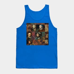 Rembrandt Paintings Mashup Tank Top